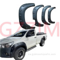 Hilux RevO 2021+ Flares Nyeusi Fender